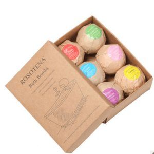 All-Natural Bath Bombs Variety Box (6 Pcs)